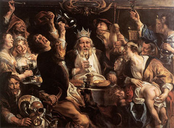 17e-siecle-peinture-Jordaens King Drinks