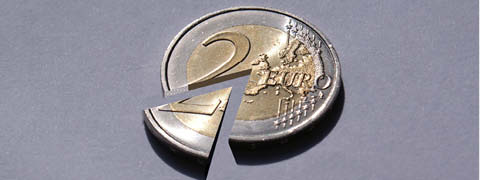 Piece de 2€ fractionnée